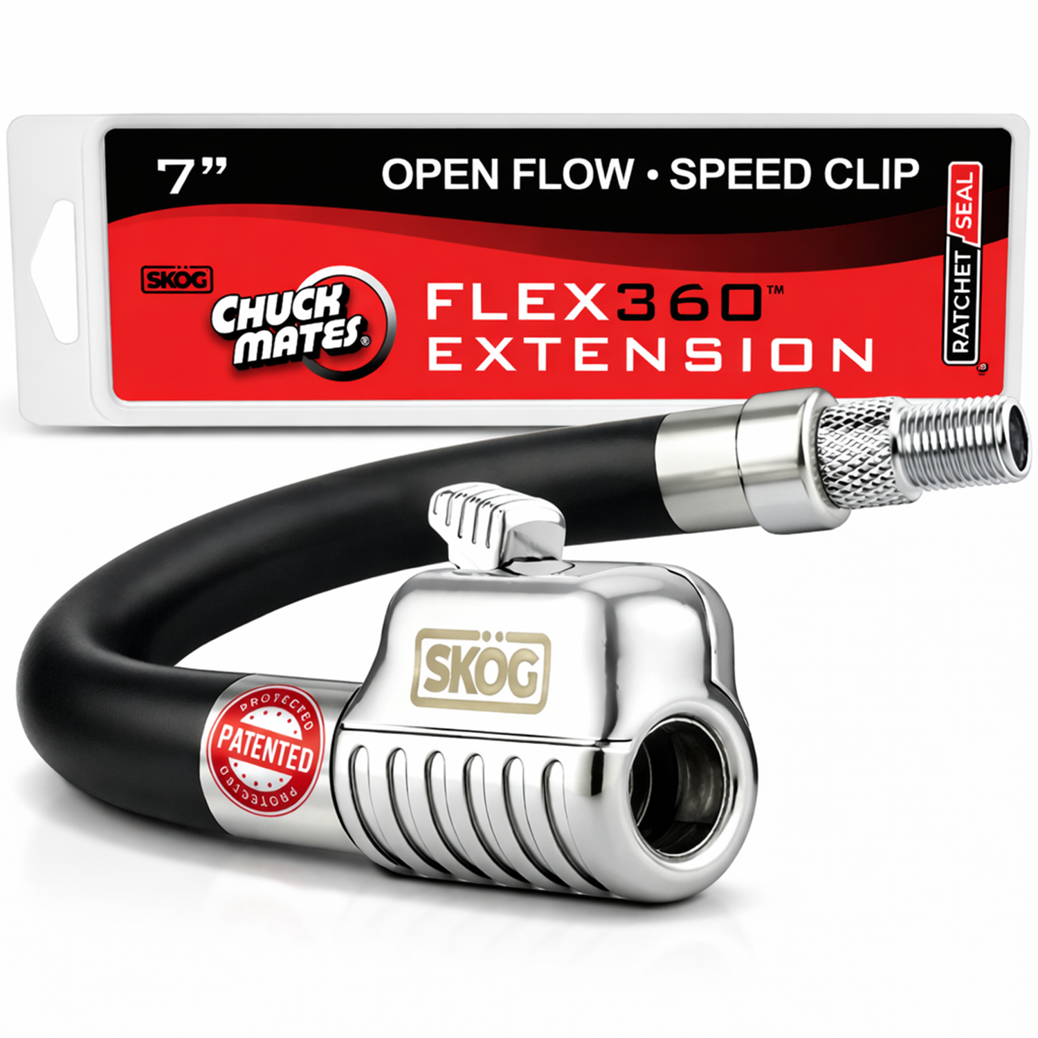 Chuck Mates® Flex360 Inflator Extension (Open Flow)