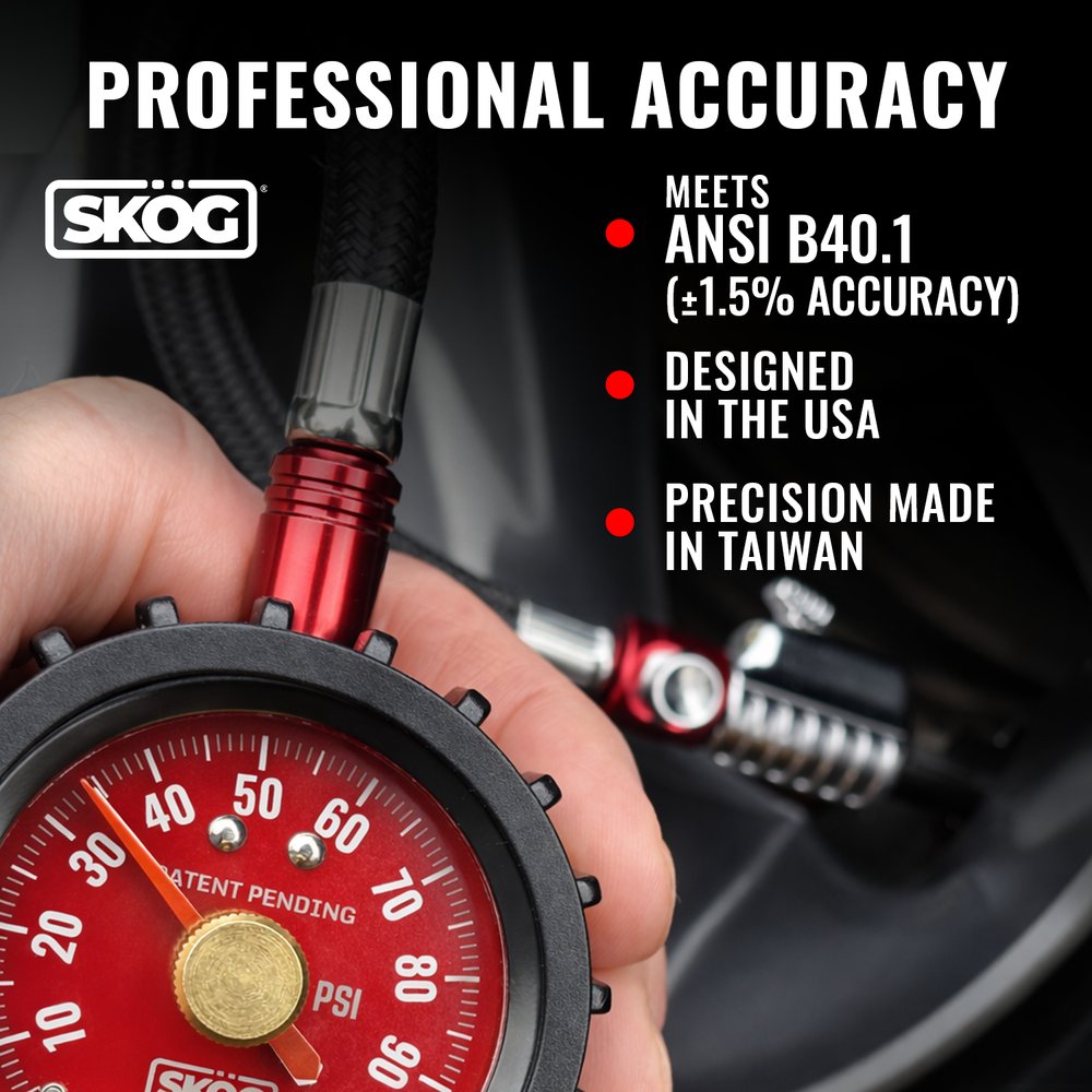 Professional accuracy: meets ANSI B40.1 (±1.5% accuracy), designed in the USA, precision made in Taiwan